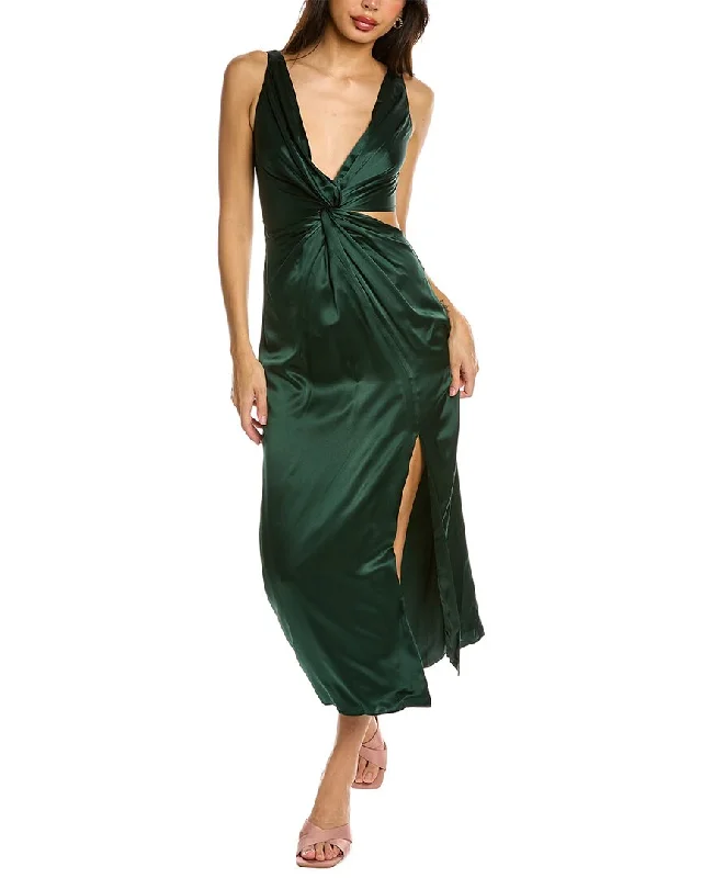 Designer Style Nicholas Josephine Silk Midi Dress