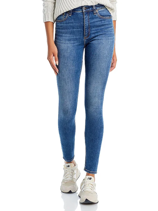 Classic And Versatile Nina Womens High Rise Denim Skinny Jeans