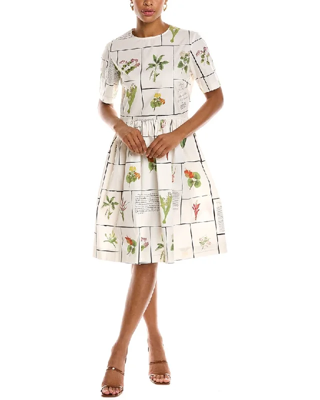 College Style Oscar de la Renta A-Line Dress