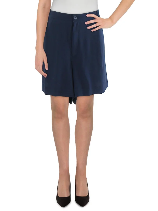 Exclusive Customization Plus Womens High Rise Dressy Flat Front