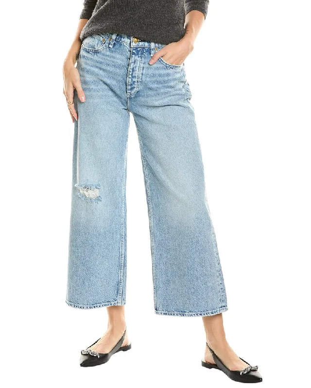 Autumn Selection rag & bone Andi High-Rise Malvern Ankle Wide Leg Jean