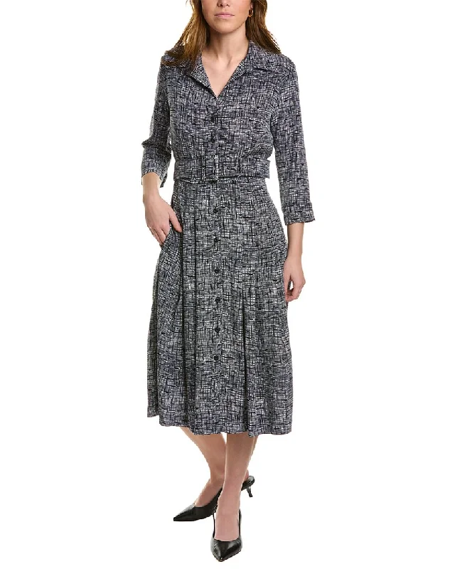 Warm And Comfortable Samantha Sung Audrey 3 Silk Shirtdress