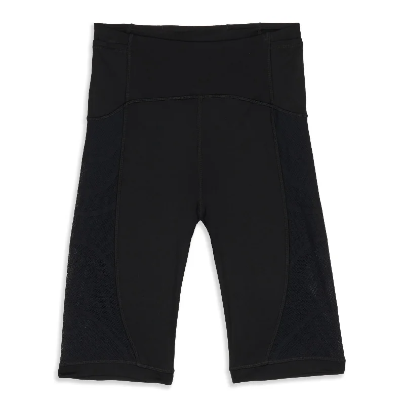 Slim Fit Sheer Will High Rise Short - Resale