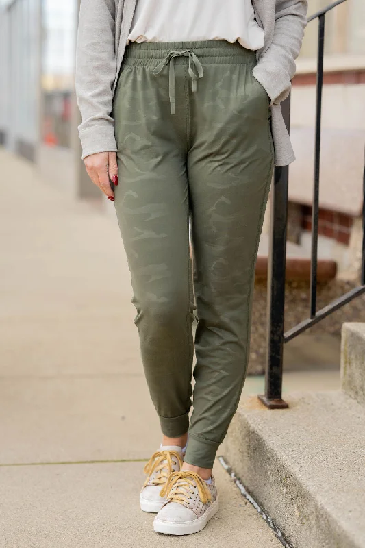 Casual And Comfortable Subtle Camo Joggers