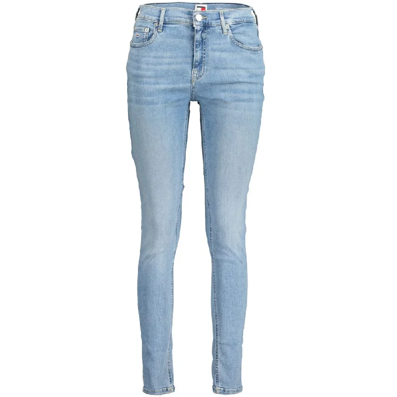 High-end Design Tommy Hilfiger blue Cotton Jeans & Women's Pant