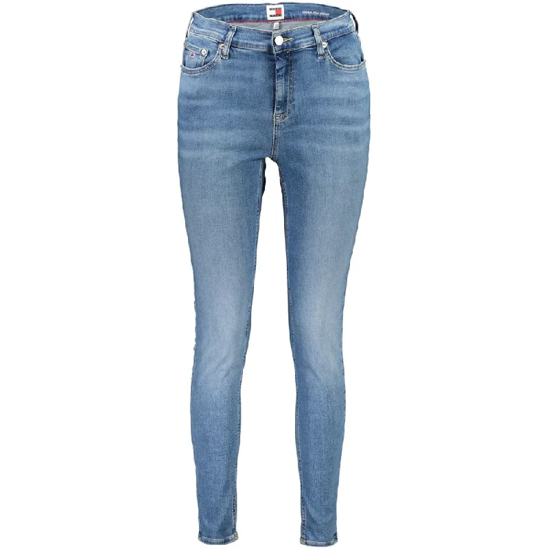 Celebrity Style Tommy Hilfiger  Cotton Jeans & Women's Pant