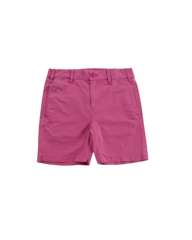 British Fashion Women's Day Shorts In Raspberry