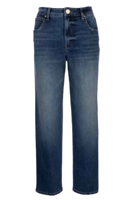 Simple And Comfortable Women's Elizabeth High Rise Fab Ab Jeans In Dainty Wash