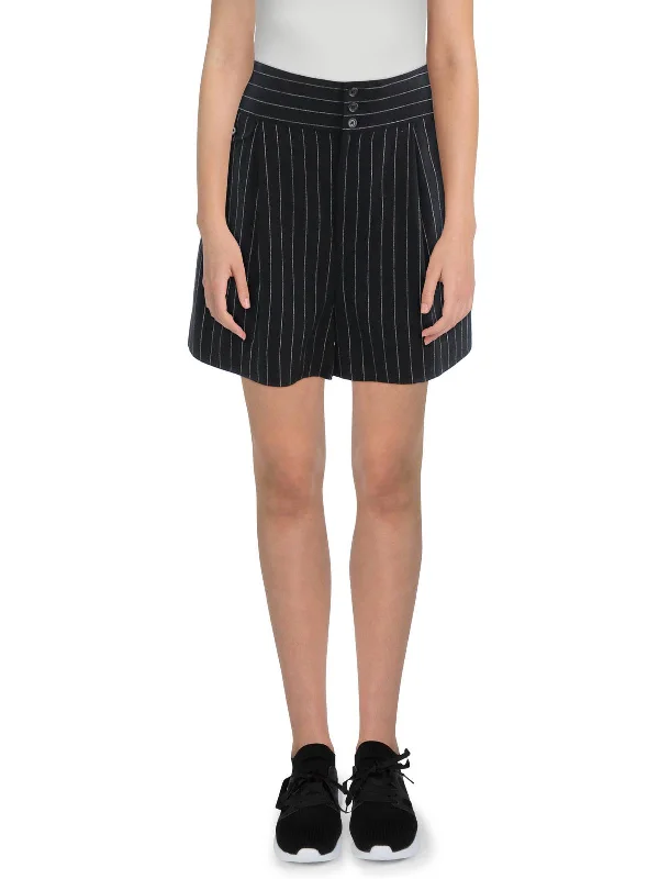 Elegant And Charming Womens High Rise Pleated Casual Shorts
