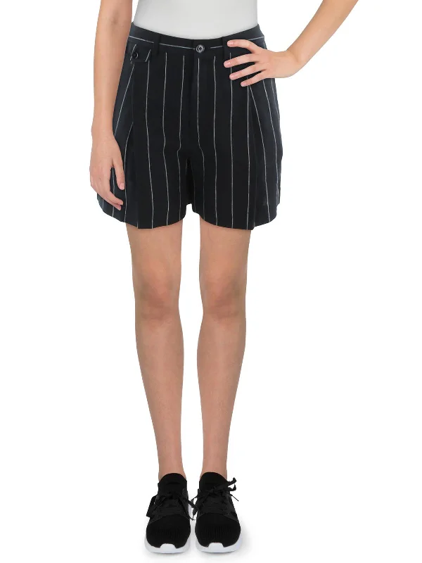 Sweet Style Womens Linen Mini Casual Shorts