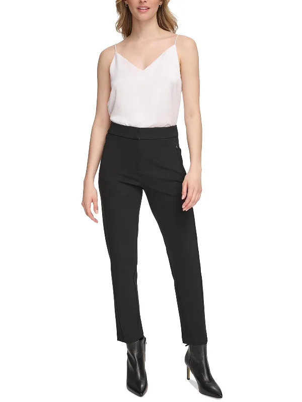 Girl Style Womens Low Rise Business Ankle Pants