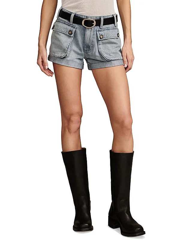 Classic Womens Tencel Short Denim Shorts