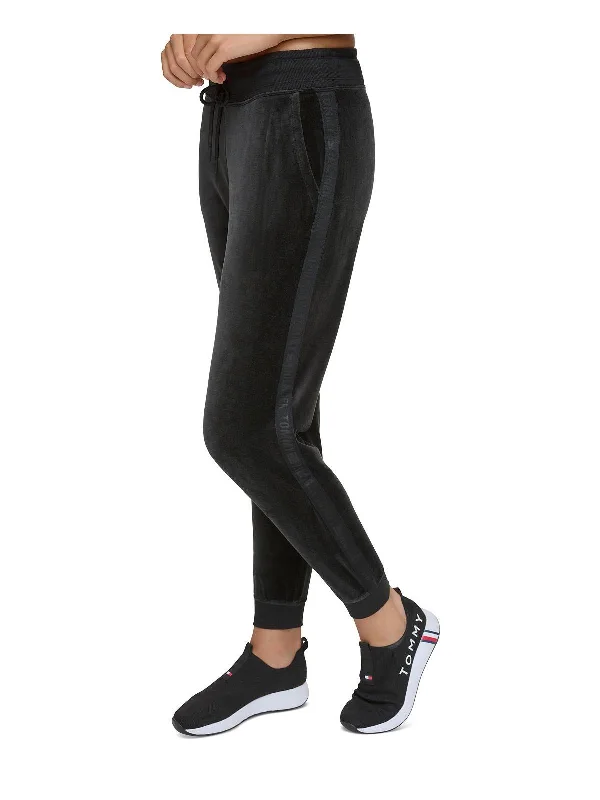 Wearable At Home Or Out Womens Velvet Jogger Pants